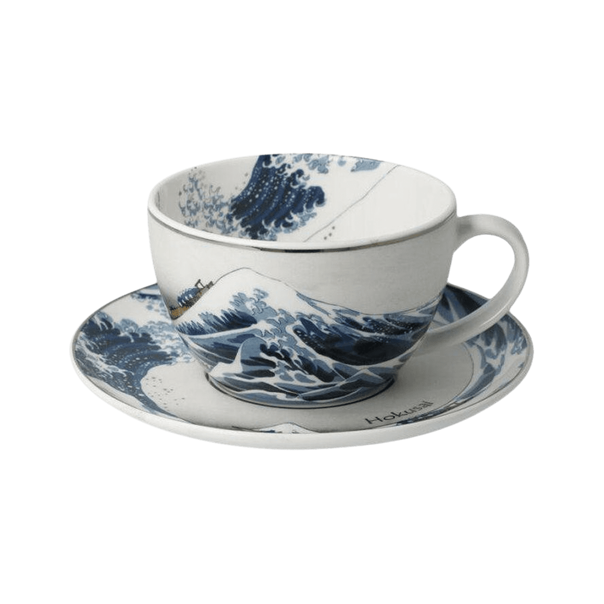 Tasse à thé en porcelaine fine Hokusaï, Achat de Thé en ligne